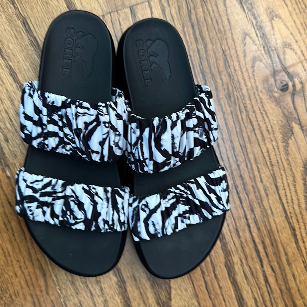 Sorel Roaming Two Strap Slide Sandals Size 7.5 - image 3